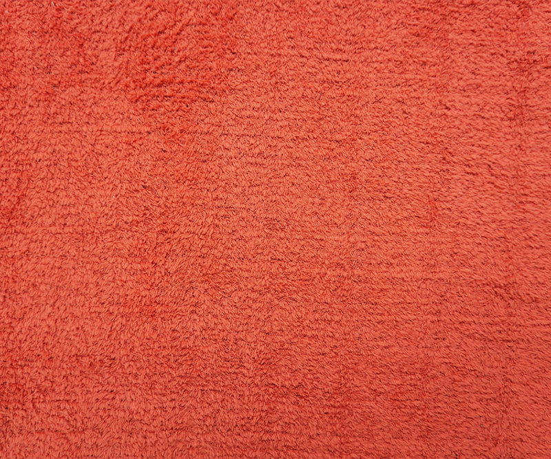 Orange Poly Spandex Stretch Solid Sweater Knit Fabric