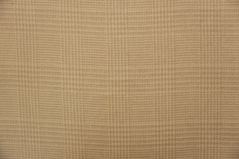 Brown Washed Linen Glen Plaid Home Decorating Fabric