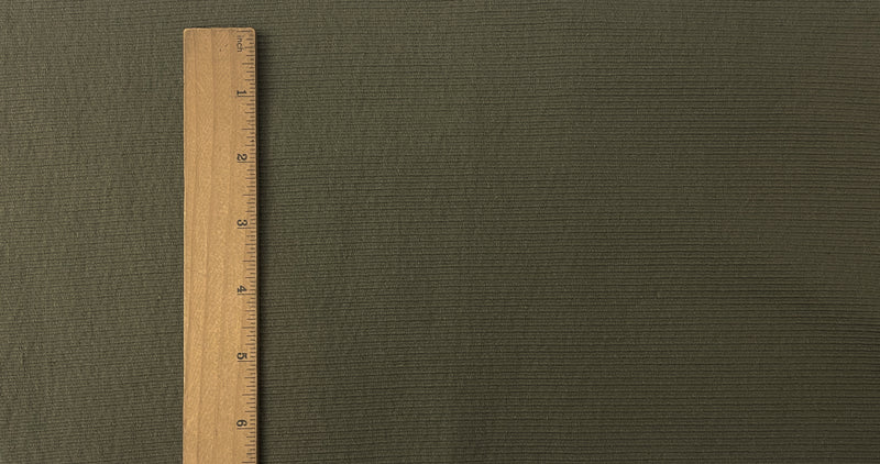 Deep Sage Green Cotton Textured Ottoman Woven Home Decor Fabric
