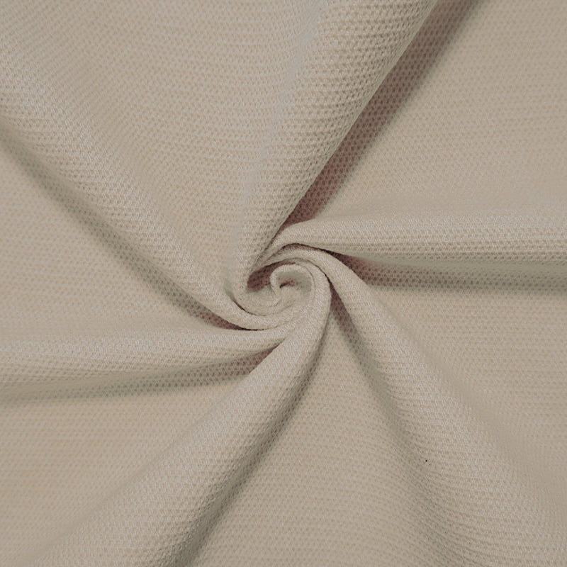 Light Beige Cotton Textured Dobby Woven Home Decorating Fabric