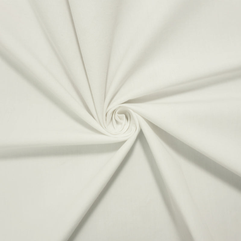 White Cotton Solid Woven Home Decorating Fabric