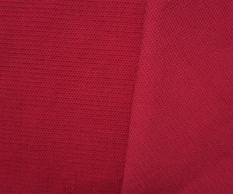 Red Cotton Textured Dobby Woven Home Decorating Fabric