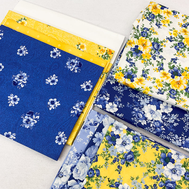 Boundless Coordinated Stash Builder Bundle - Laurel - various print fabrics 6 7/8 yards total