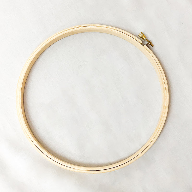 Darice Quilting-Slow Mindful Stitching-Embroidery Hoop 8" wood round 1 pc