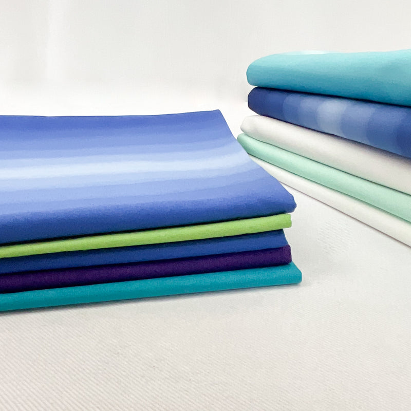 Boundless Coordinated Stash Builder Bundle - Color Crystals - various fabrics 16 7/8 yards total