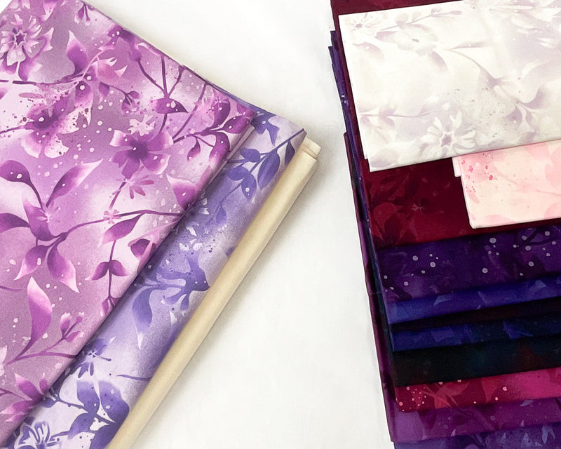 Boundless Coordinated Stash Builder Bundle - Punch Bowl - various print fabrics 18 1/4 yards total