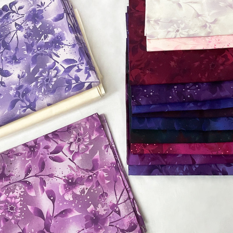 Boundless Coordinated Stash Builder Bundle - Punch Bowl - various print fabrics 18 1/4 yards total