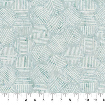 Banyan Fog Hexies Neutral Cotton 44"/45" Fabric Per Yard
