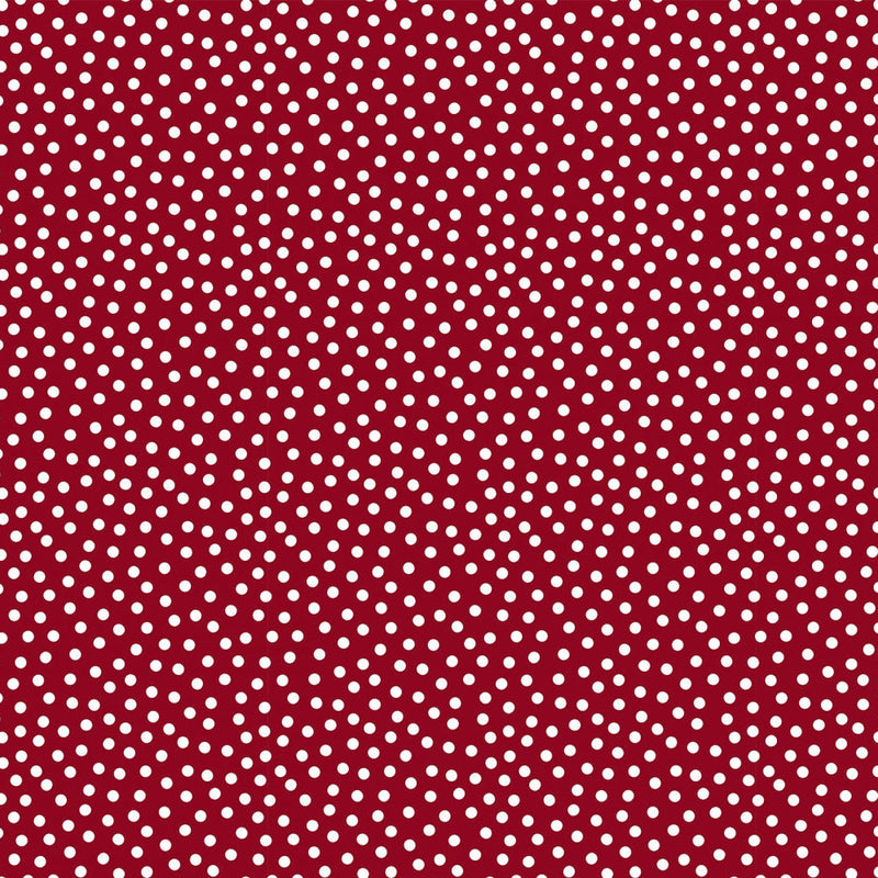 Barely Basics Lots a Dots Quilting Cuddle Cardinal Fabric Per Yard