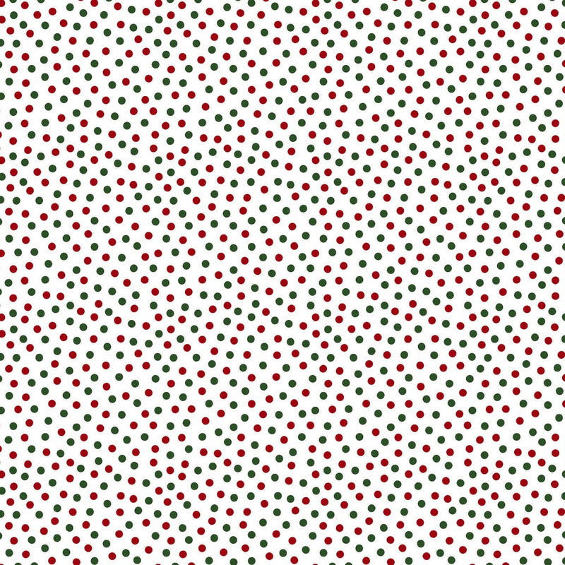 Barely Basics Lots a Dots Quilting Cuddle Christmas Fabric Per Yard