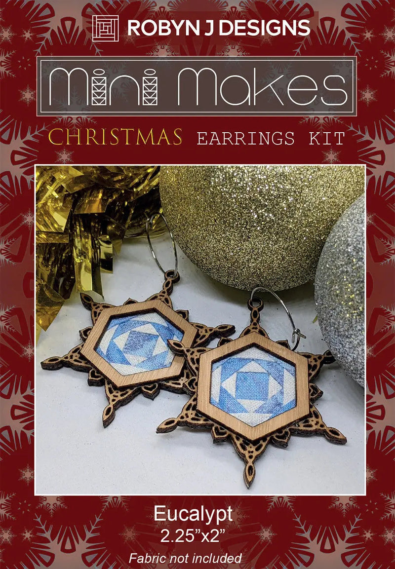 Christmas Snowflake Earring Eucalypt
