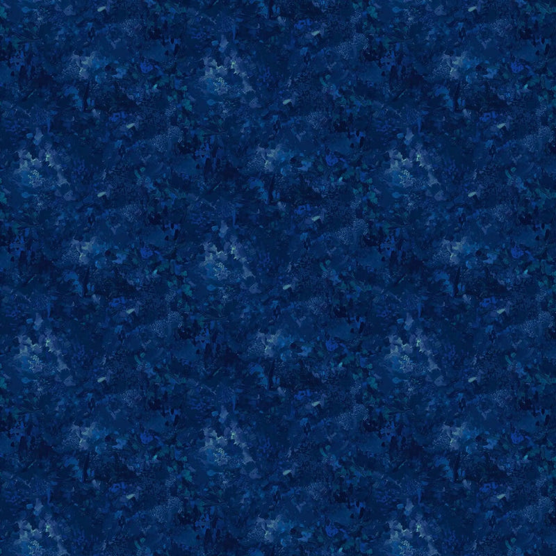 Chroma Midnight Blue 9060-49 Cotton 44"/45" Fabric Per Yard