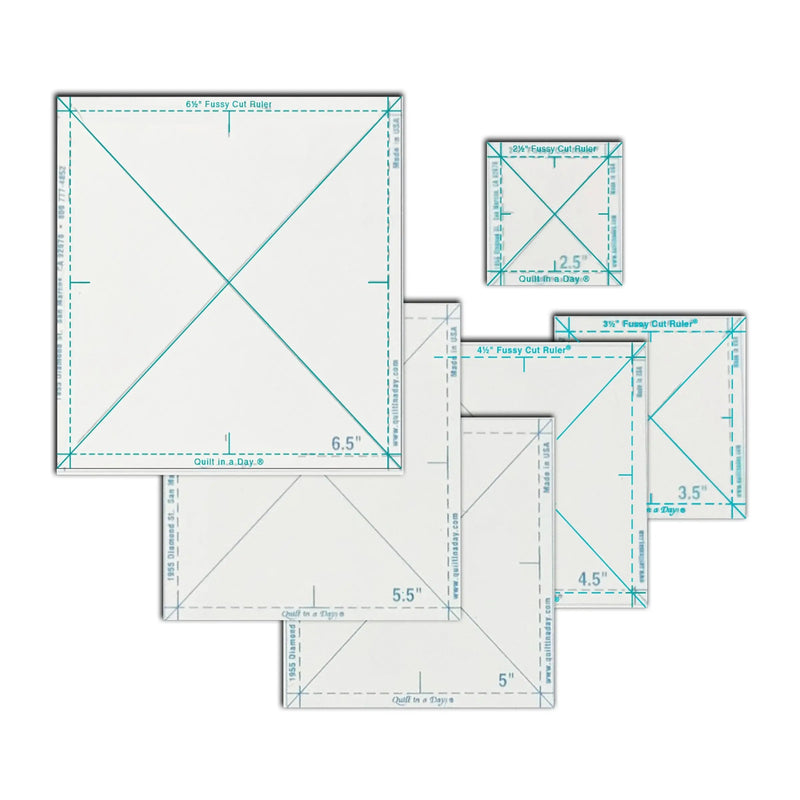 Complete Fussy Cut Ruler Set