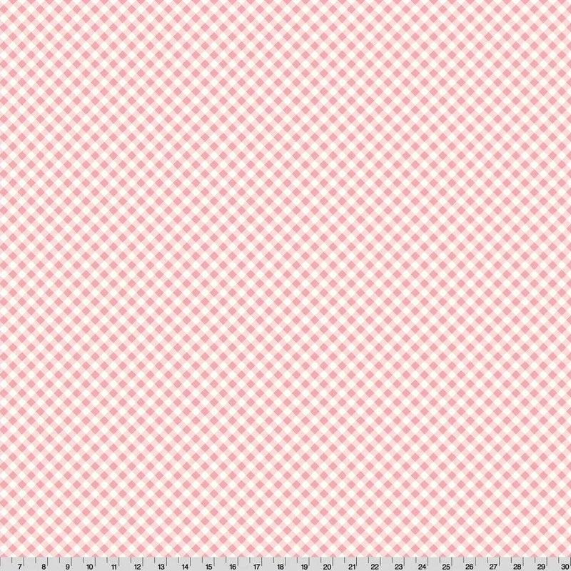 Cottage Rose Lane Gingham Quilting Cuddle Seashell Fabric per yard