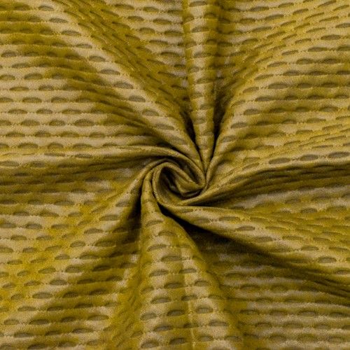 Mustard Yellow Famous Make Yoga Wear 3D Activewear  Fabric