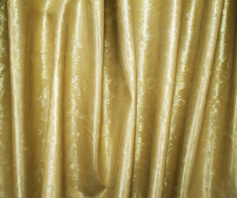 Yellow Gold Majilite Faux Leather Upholstery Fabric