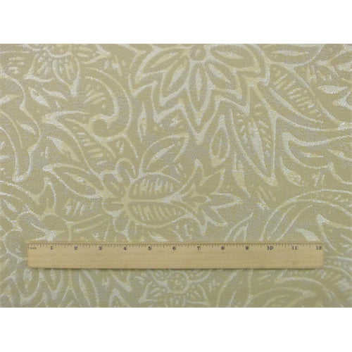 Beige/Ivory Floral Jacquard Home Decorating Fabric
