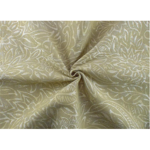 Beige/Ivory Floral Jacquard Home Decorating Fabric