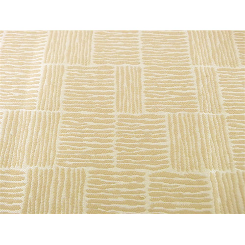 Beige/Ivory Linear Contemporary Jacquard Upholstery Fabric