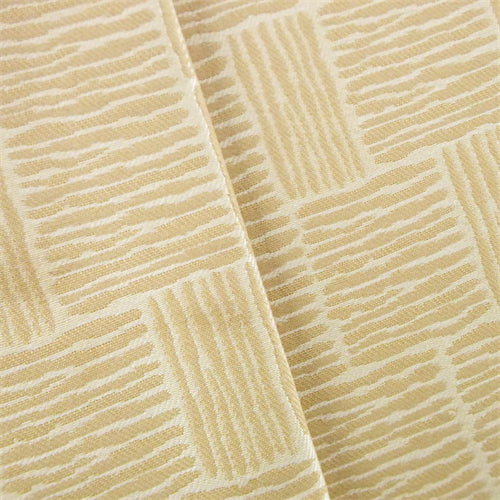 Beige/Ivory Linear Contemporary Jacquard Upholstery Fabric