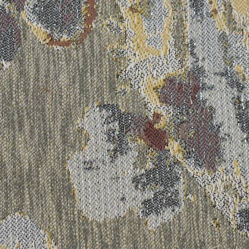 2 YD PC-Gray/Beige/Silver Sparkle Baroque Jacquard Decorating Fabric