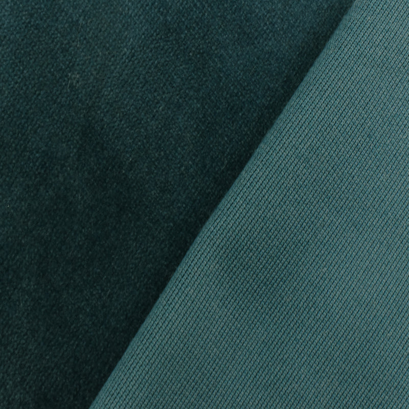 Deep Jasmine Teal Velvet Woven Decorating Fabric