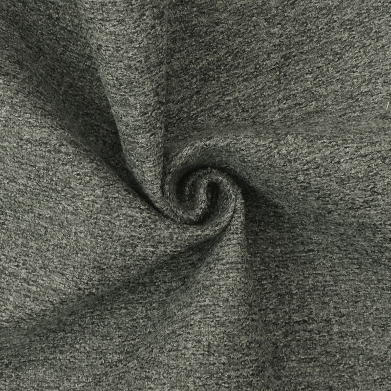 Gray Texture Poly Blend Woven Home Decorating Fabric