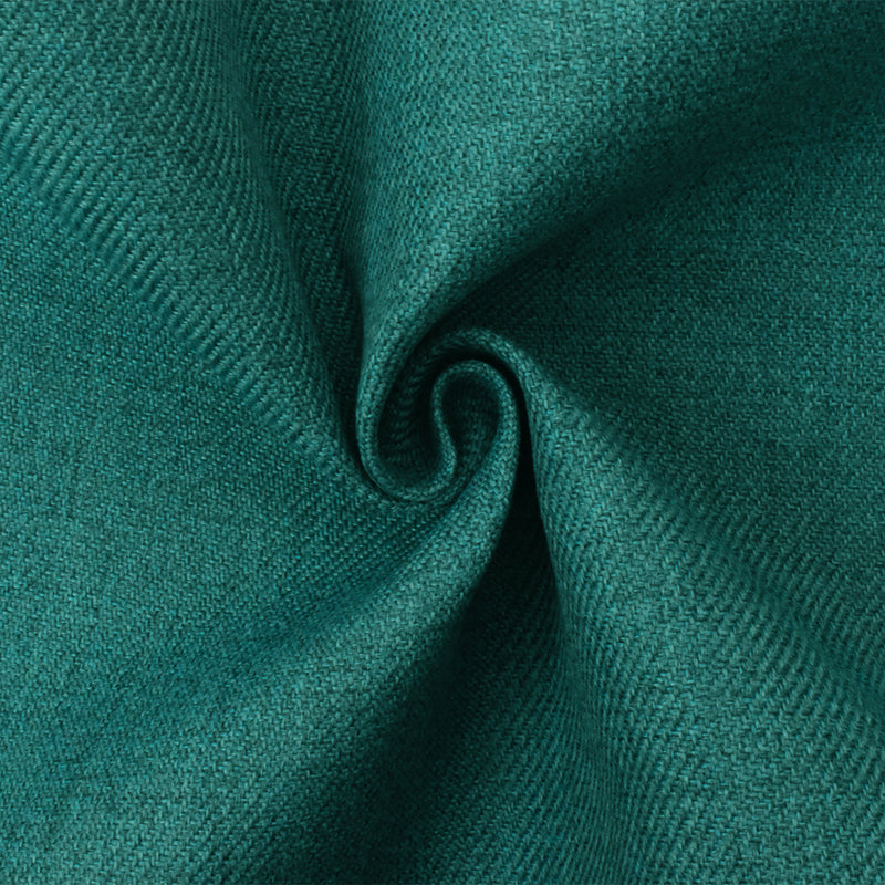 Teal Solid Poly Twill Woven Home Decorating Fabric