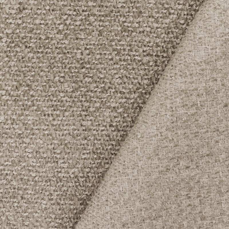 Taupe Brown-Beige Texture Poly Chenille Dobby Home Decorating Fabric
