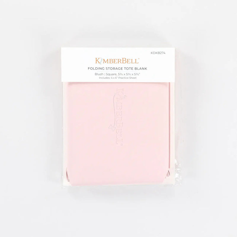 Folding Storage Tote Blank Blush