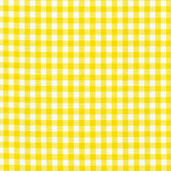 20 YD Bolt-Yellow 1/4 Inch Gingham Fabric