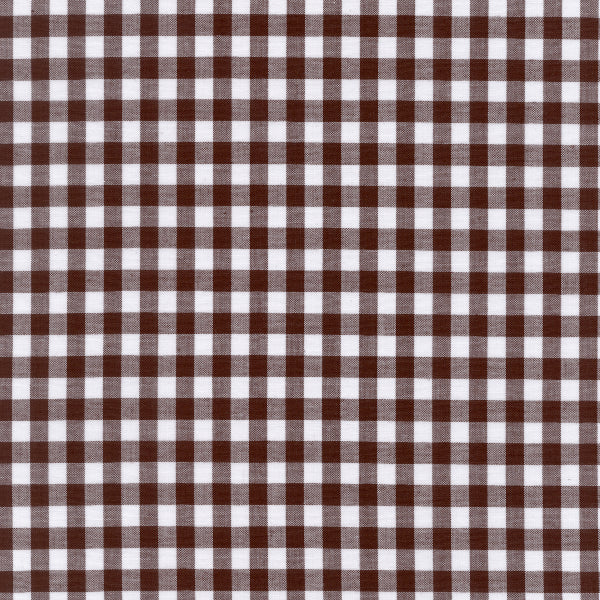 Brown 1/4 Inch Gingham Bolt Fabric