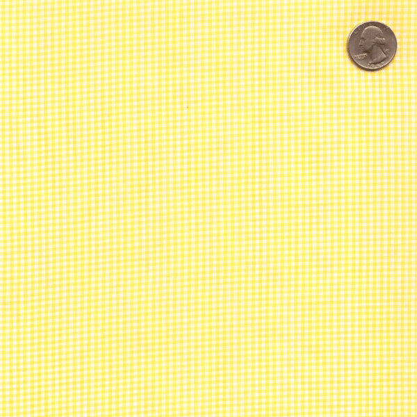 20 YD Bolt-Yellow 1/16 Inch Gingham Fabric