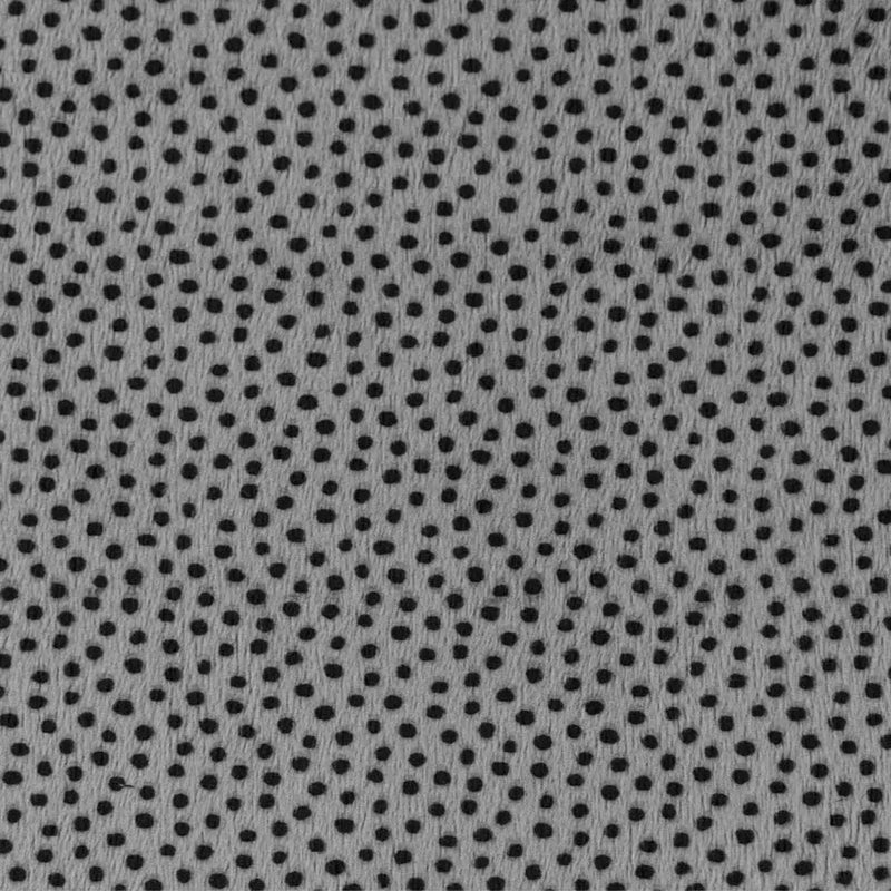 Grey Extra Wide Dottie Cuddle Charcoal Fabric per yard