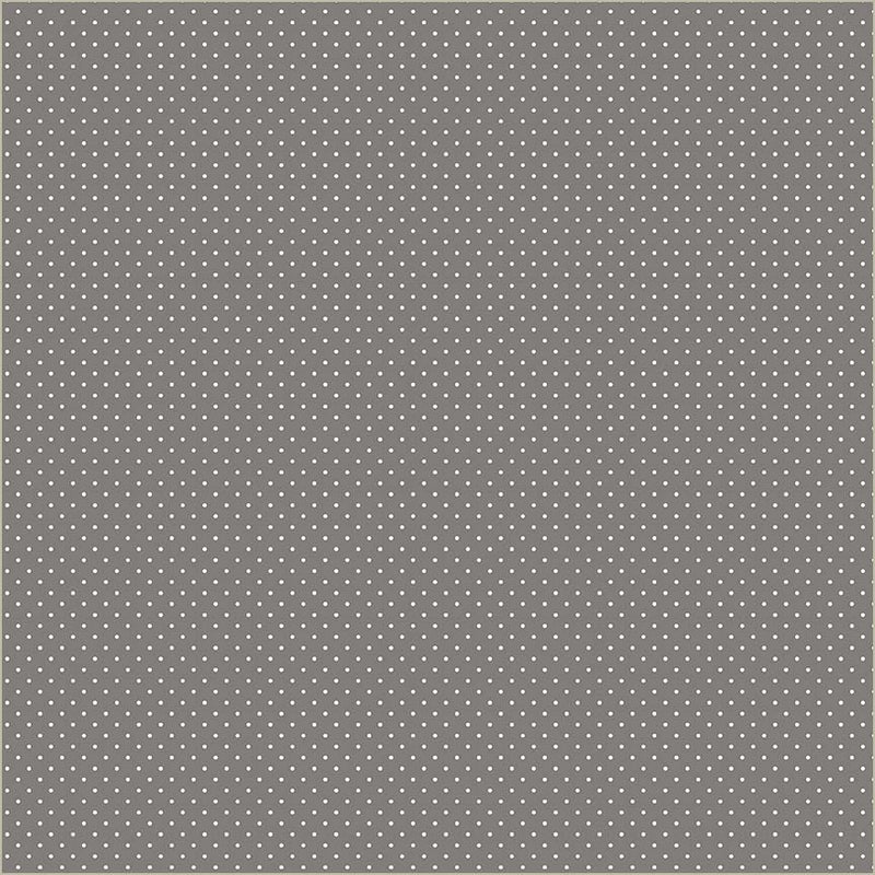 Grey Verona Dots Cotton 44/45 Fabric Per Yard