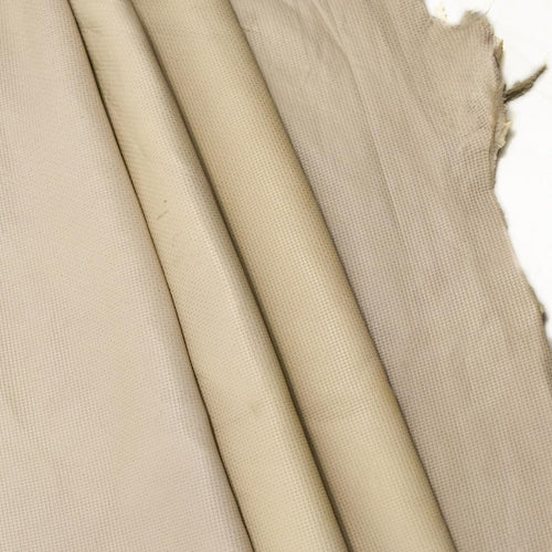 Cool Sand/Taupe Micro Textured Leather Hide