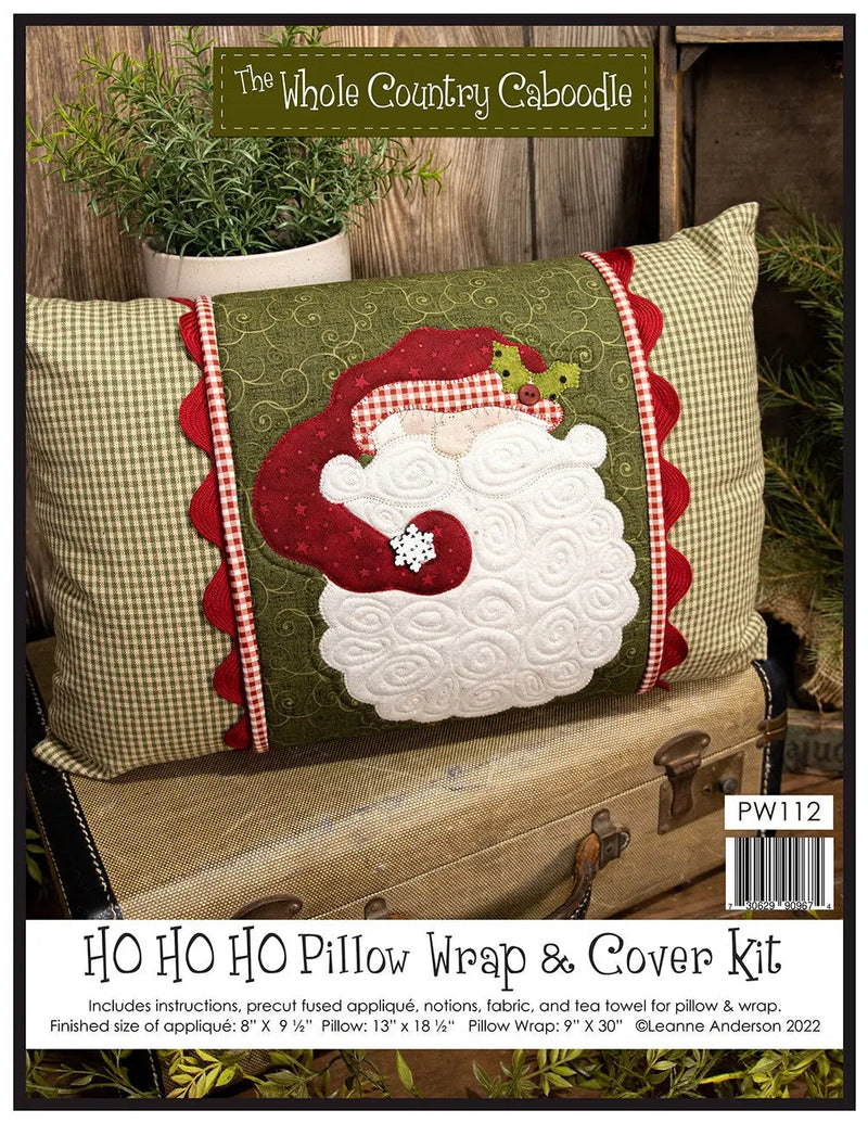 Ho Ho Ho Pillow Wrap & Cover Kit