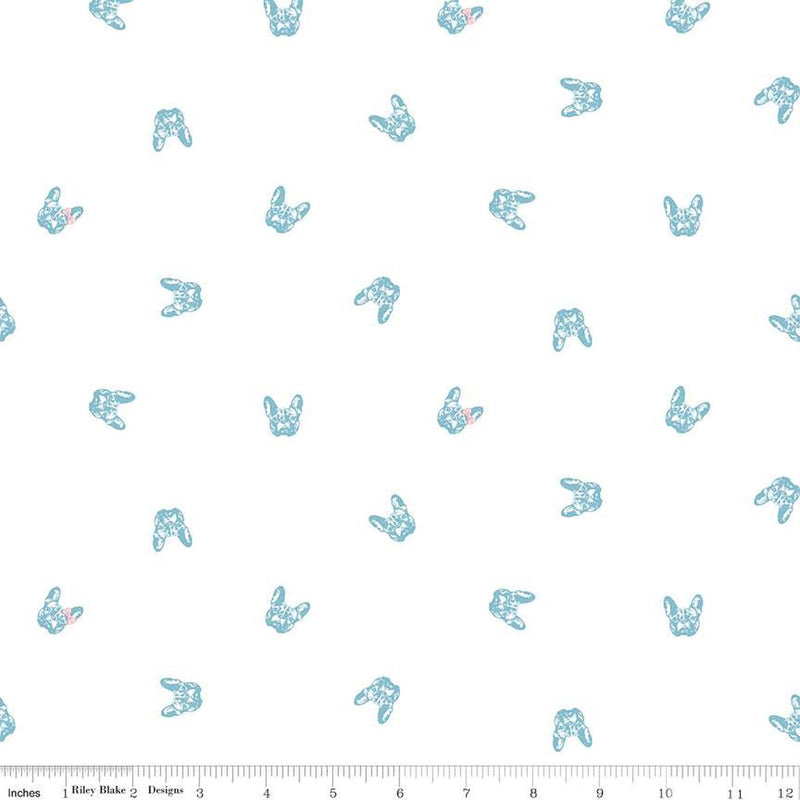 Hush Hush 5 Frenchie Friends Cotton 43"/44" Fabric Per Yard