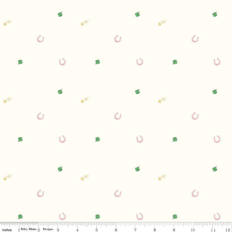 Hush Hush 5 Lucky Charms Cotton 43"/44" Fabric Per Yard