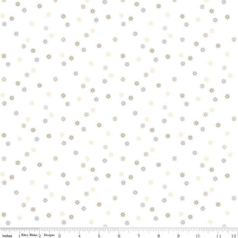 Hush Hush 5 Quilty Stars Cotton 43"/44" Fabric Per Yard