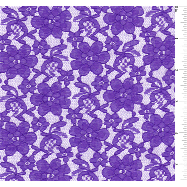 Purple Lace Fabric - Reorderable