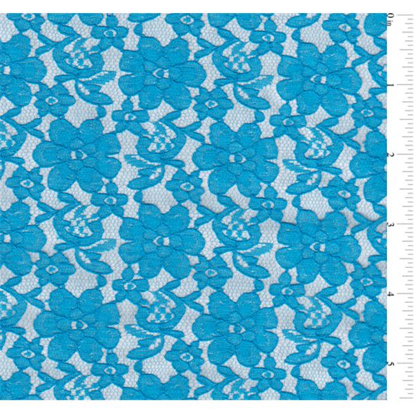 17 YD Bolt-Turquoise Lace Fabric