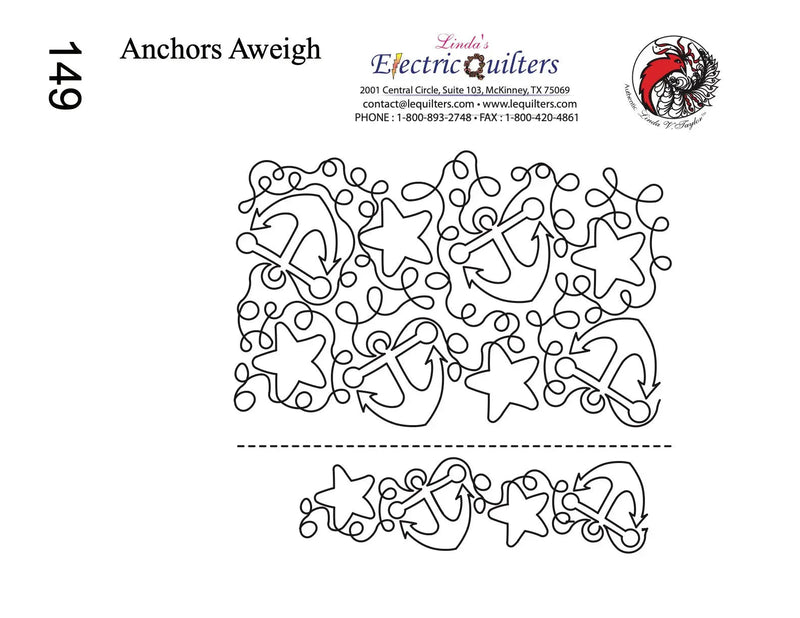 149 Anchors Aweigh Pantograph by Linda V. Taylor