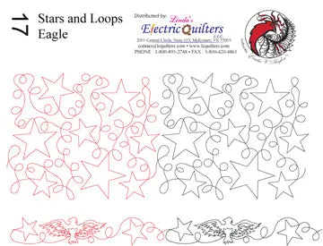 017 Stars and Loops (Eagle) Pantograph by Linda V. Taylor