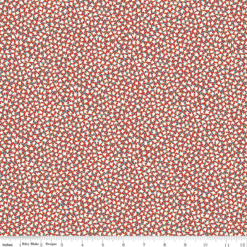 Liberty Tudor Celebration Tudor Tumble 01667447B 44"/45" Fabric Per Yard