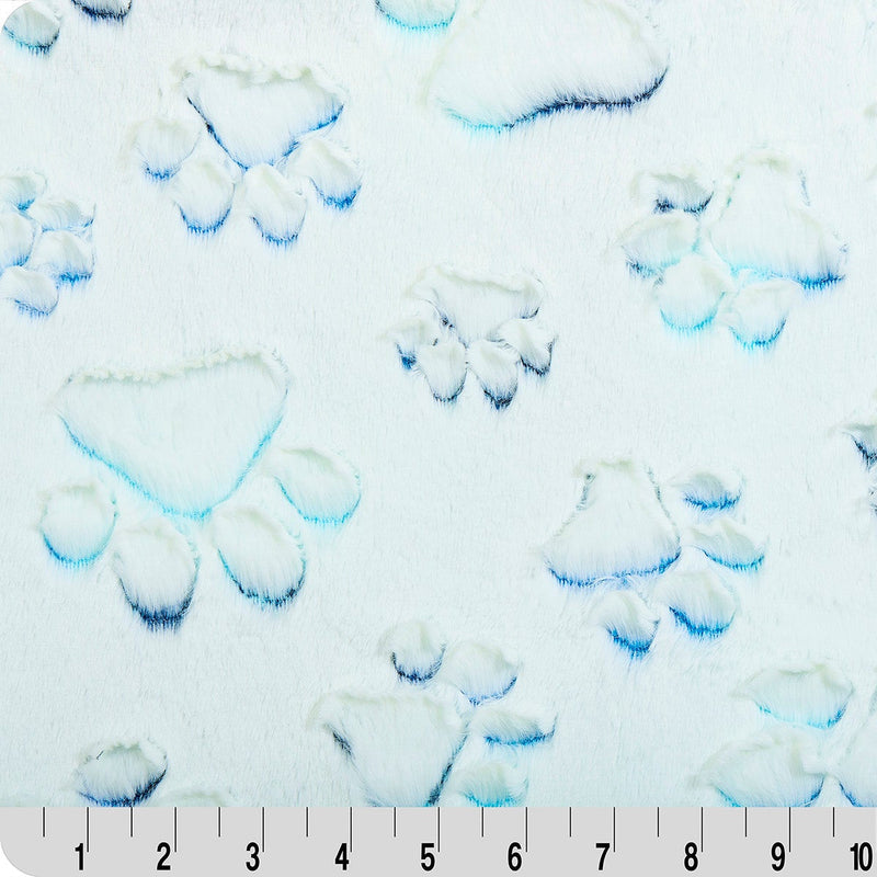 Luxe Cuddle Prism Paws Nautical Blue 58" - 60" Fabric per yard