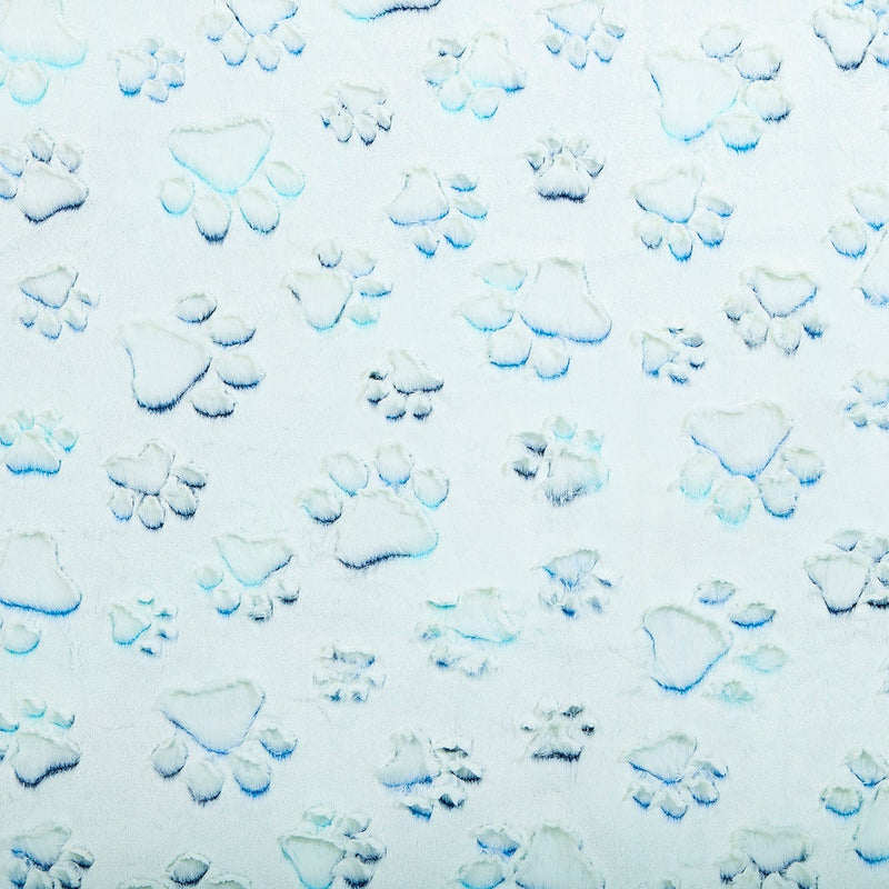 Luxe Cuddle Prism Paws Nautical Blue 58" - 60" Fabric per yard