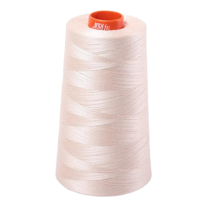 Mako Cotton Embroidery Thread 50wt 6452yds Light Sand