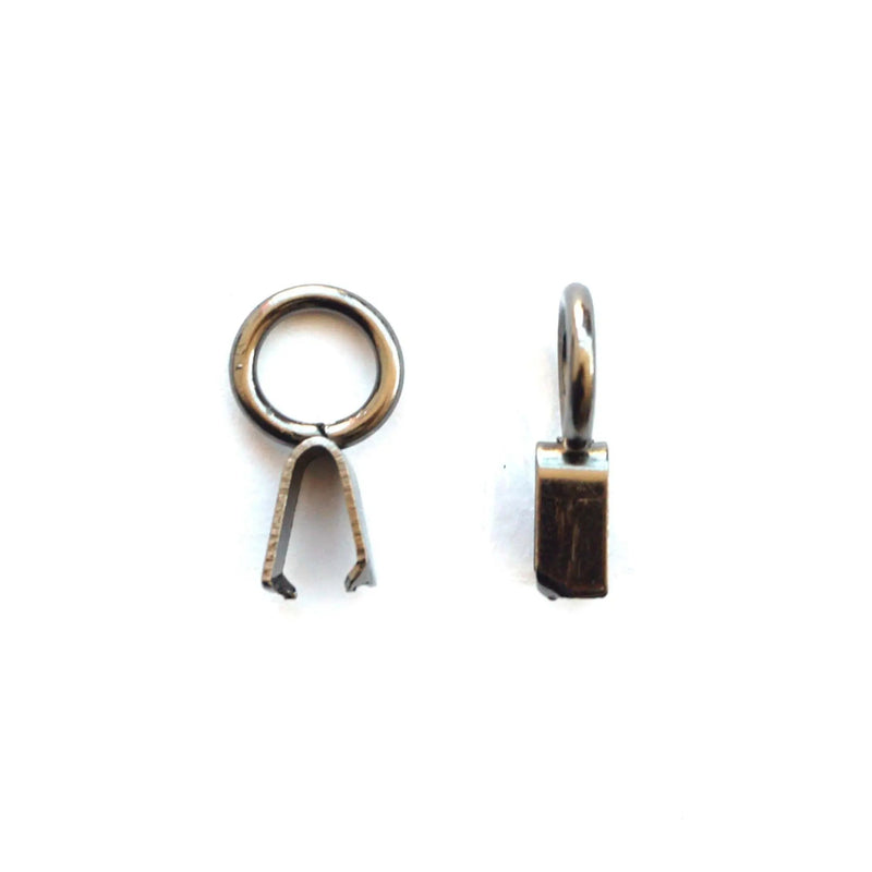 Metal Koki Metallic Black - 13/4"x 5/8"- 8pieces/pack