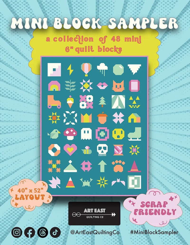 Mini Block Sampler QuiltÂ Pattern Book
